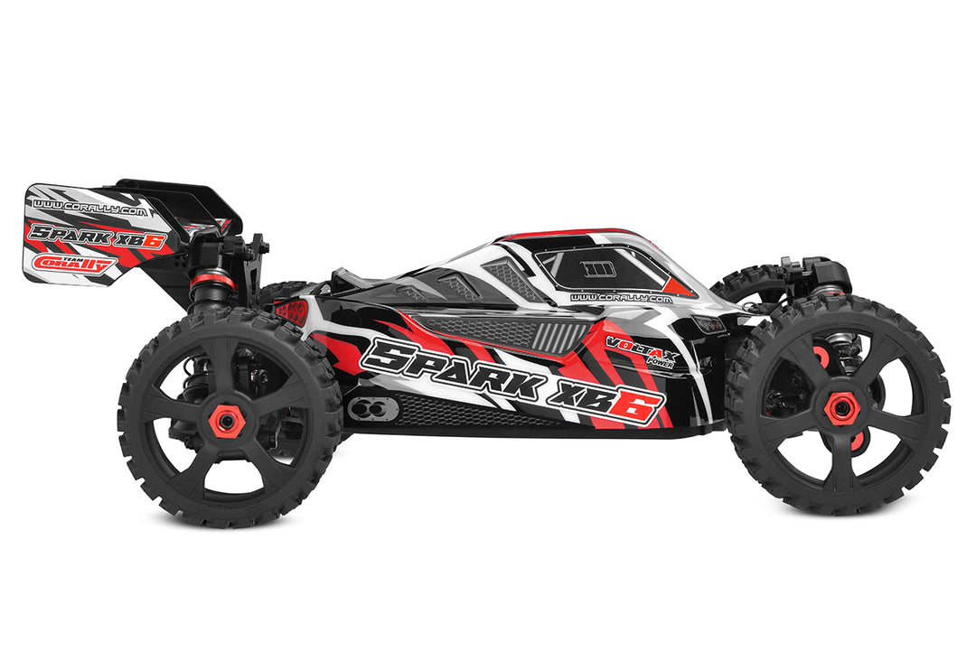 Team Corally - SPARK XB-6 - RTR - Red - Brushless Power 6S