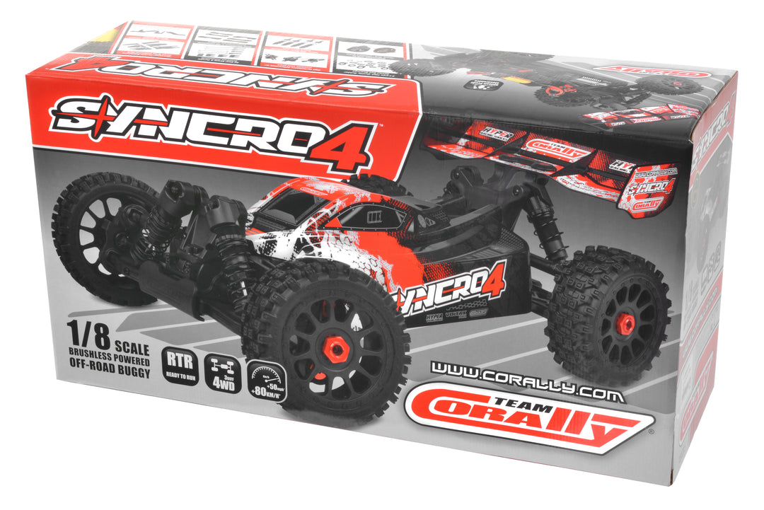 Team Corally - SYNCRO-4 - RTR - Orange - Brushless Power 3-4S