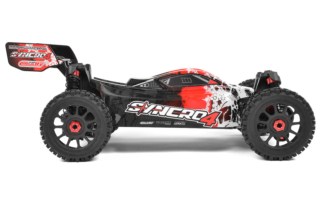 Team Corally - SYNCRO-4 - RTR - Red - Brushless Power 3-4S