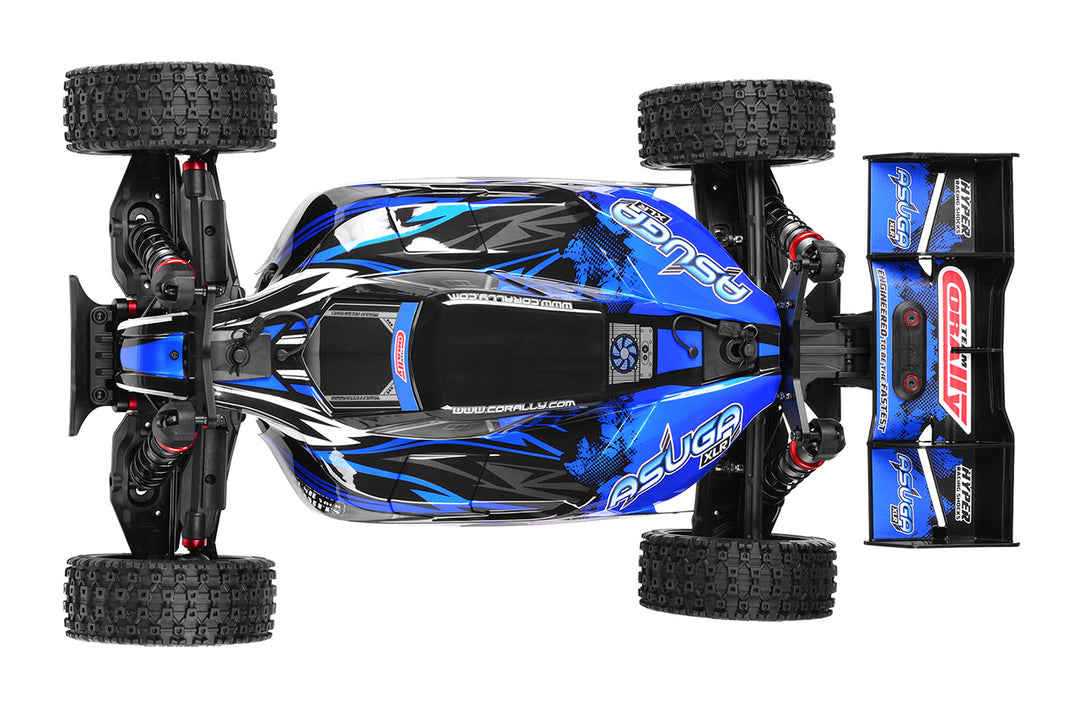 Team Corally - ASUGA XLR 6S - RTR - Blue - Brushless Power 6S