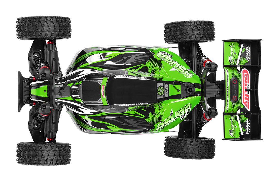 Team Corally - ASUGA XLR 6S - RTR - Green - Brushless Power 6S