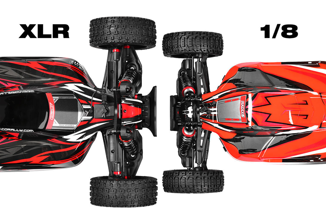 Team Corally - ASUGA XLR 6S - RTR - Red - Brushless Power 6S