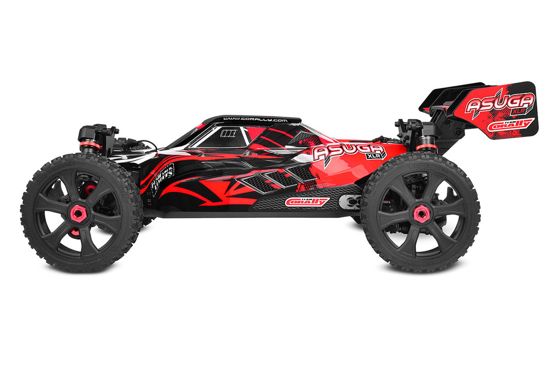 Team Corally - ASUGA XLR 6S - RTR - Red - Brushless Power 6S