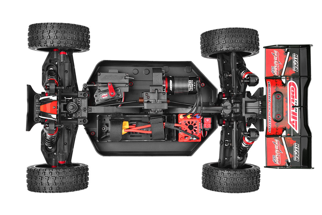 Team Corally - ASUGA XLR 6S - RTR - Red - Brushless Power 6S