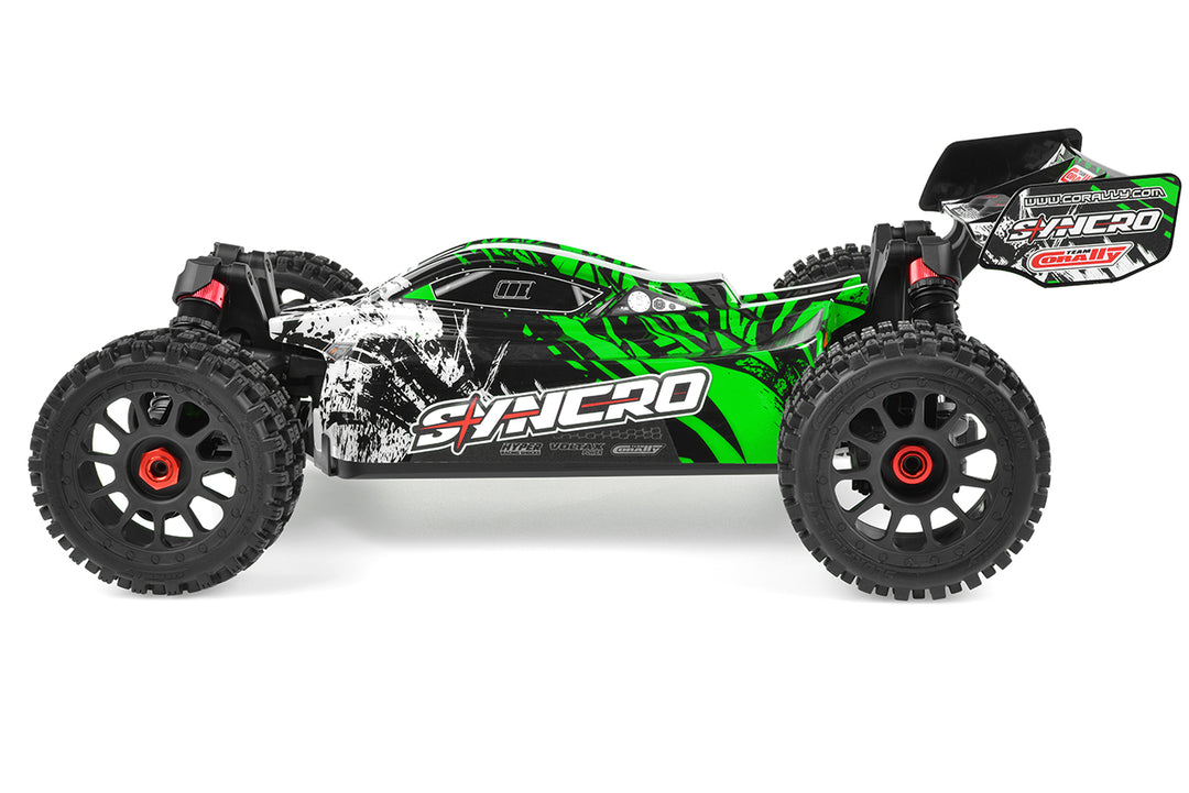 Team Corally - SYNCRO - 2WD - RTR - Green - Brushless Power 3-4S