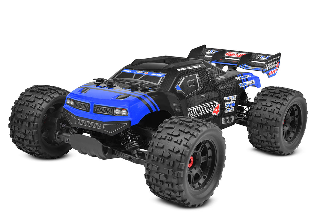 Team Corally - PUNISHER 4 - RTR - Blue - Brushless Power 4S