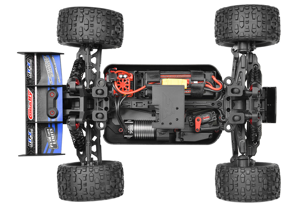 Team Corally - PUNISHER 4 - RTR - Blue - Brushless Power 4S