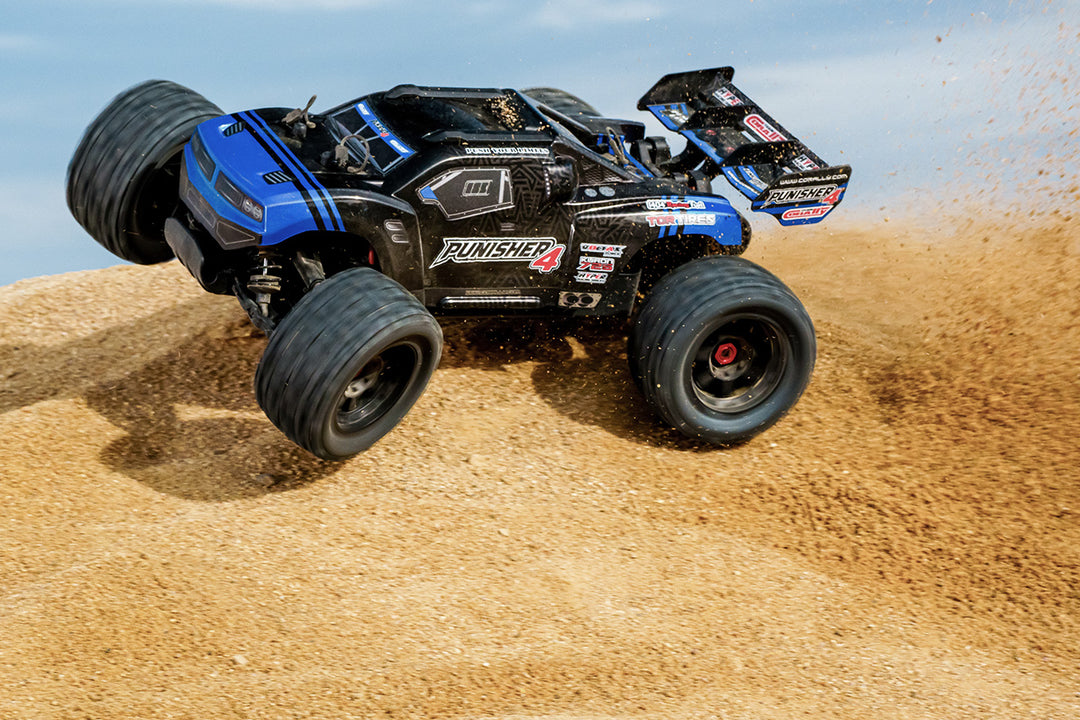 Team Corally - PUNISHER 4 - RTR - Blue - Brushless Power 4S