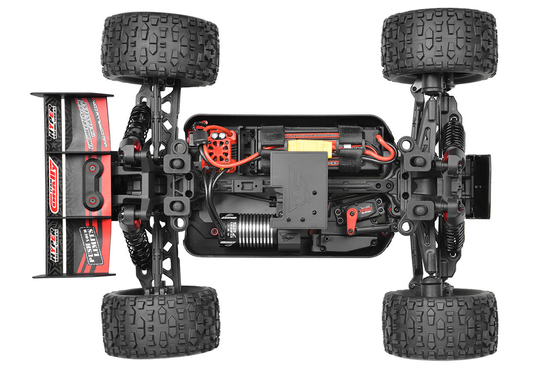 Team Corally - PUNISHER 4 - RTR - Red - Brushless Power 4S