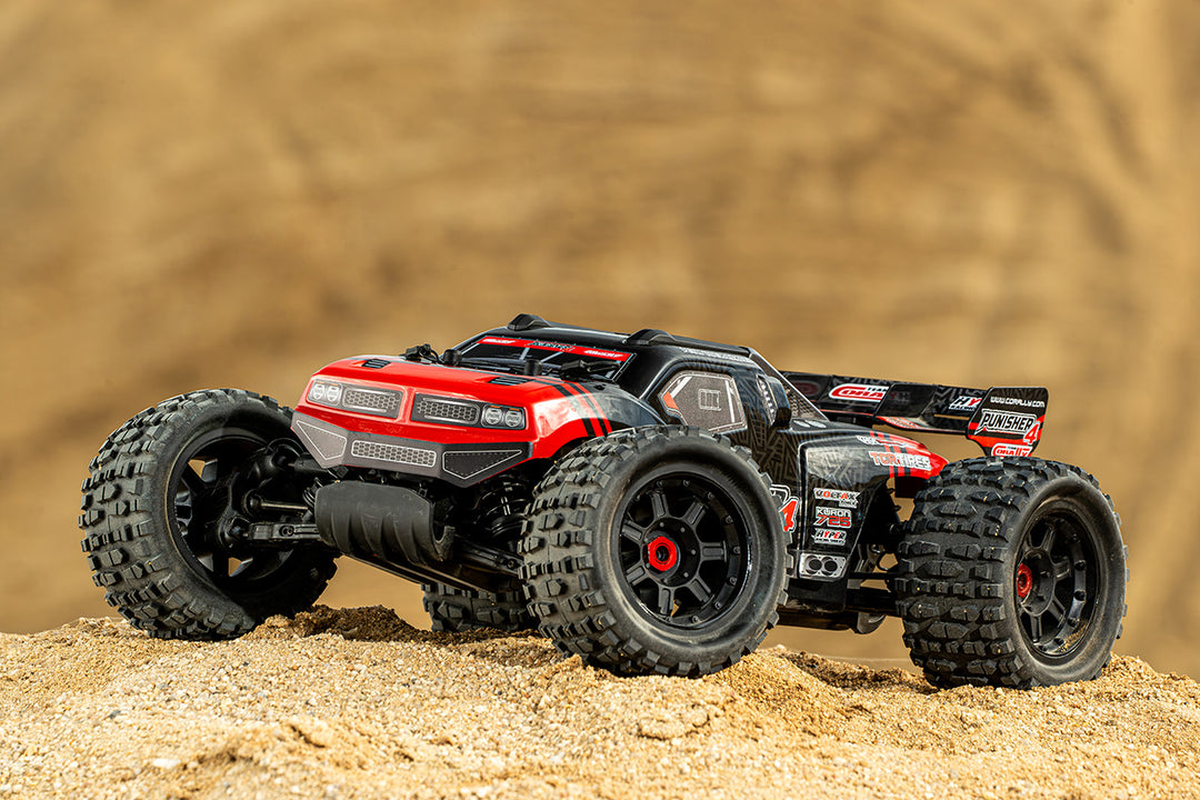 Team Corally - PUNISHER 4 - RTR - Red - Brushless Power 4S