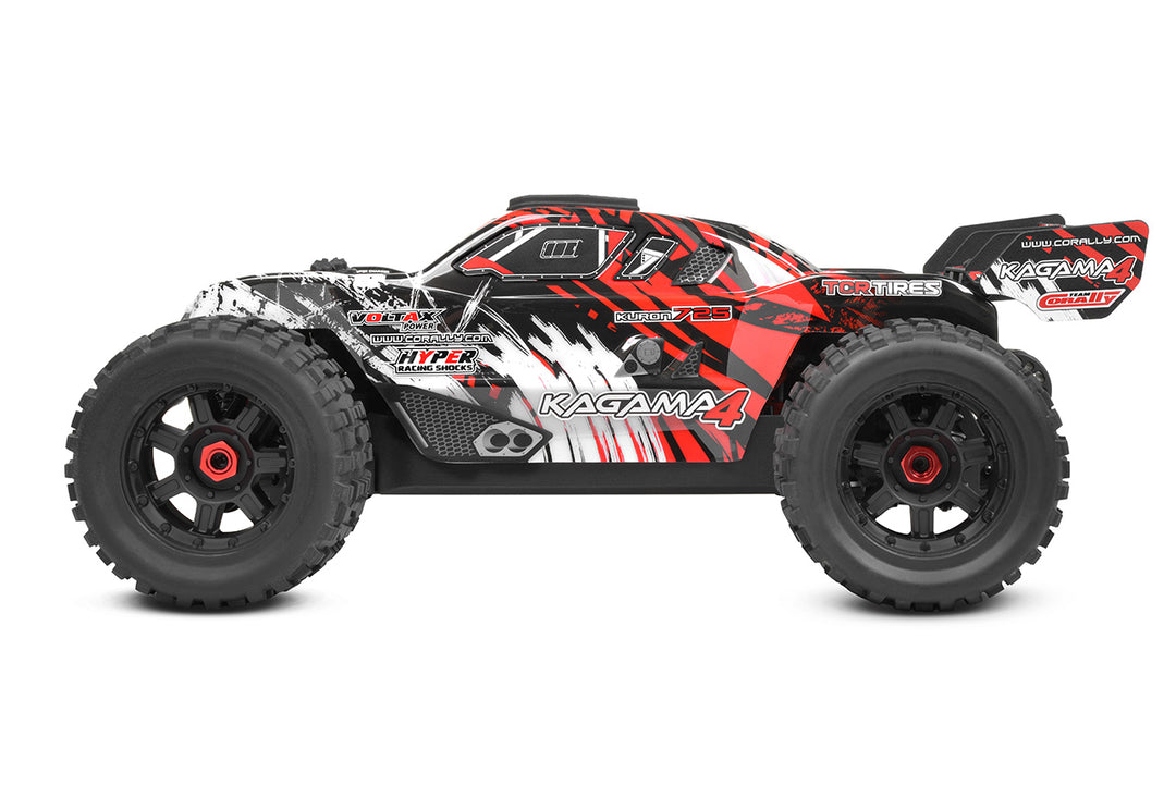 Team Corally - KAGAMA 4 - RTR - Red - Brushless Power 4S