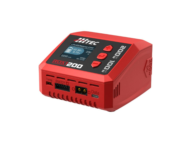 Hitec RDX1 200 - One Port 200W DC 100W AC Battery Charger